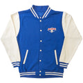 Blau-Weiß - Front - Beastie Boys - "Intergalactic" Varsity-Jacke (US-College-Stil) für Herren-Damen Unisex