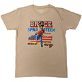 Sand - Front - Bruce Springsteen - "Born In The USA '85" T-Shirt für Herren-Damen Unisex