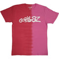 Rot - Front - Gorillaz - T-Shirt Logo für Herren-Damen Unisex