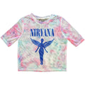Weiß-Pink-Blau - Front - Nirvana - "Angelic" Kurzes Top für Damen