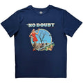 Jeansblau - Front - No Doubt - "Tragic Kingdom" T-Shirt für Herren-Damen Unisex