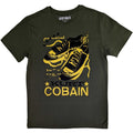 Grün - Front - Kurt Cobain - "Converse" T-Shirt für Herren-Damen Unisex