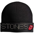 Schwarz - Front - The Rolling Stones - "Stones" Mütze für Herren-Damen Unisex