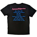 Schwarz-Blau-Pink - Back - Thin Lizzy - "Vagabonds Of The Western World Tracklist" T-Shirt für Herren-Damen Unisex