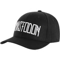 Schwarz-Weiß - Front - Mastodon - Baseball-Mütze für Herren-Damen Unisex