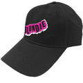 Schwarz-Pink - Front - Blondie - Baseball-Mütze Logo für Herren-Damen Unisex