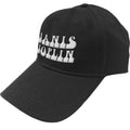 Schwarz-Weiß - Front - Janis Joplin - Baseball-Mütze für Herren-Damen Unisex