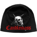Schwarz - Front - Candlemass - "Skull & Logo" Mütze für Herren-Damen Unisex