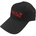 Schwarz-Rot - Front - Judas Priest - Baseball-Mütze Logo für Herren-Damen Unisex