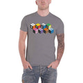 Grau - Front - BT21 - T-Shirt für Herren-Damen Unisex