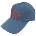 Jeansblau-Rot - Front - David Bowie - Baseball-Mütze Logo für Herren-Damen Unisex