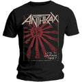 Schwarz - Front - Anthrax - "Live In Japan" T-Shirt für Herren-Damen Unisex