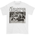 Weiß - Front - The Doors - "Jim On Floor" T-Shirt für Herren-Damen Unisex