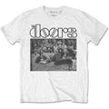 Weiß - Front - The Doors - "Jim On Floor" T-Shirt für Herren-Damen Unisex