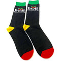 Schwarz-Bunt - Front - Bob Marley - Socken für Herren-Damen Unisex