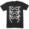 Schwarz-Weiß - Front - The Cult - T-Shirt für Herren-Damen Unisex