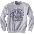 Grau - Front - The Rolling Stones - "70s" Sweatshirt für Herren-Damen Unisex