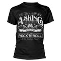 Schwarz - Front - Asking Alexandria - "Rock 'N Roll" T-Shirt für Herren-Damen Unisex