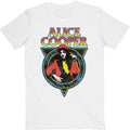 Weiß - Front - Alice Cooper - "Snakeskin" T-Shirt für Herren-Damen Unisex