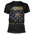Schwarz - Front - Anthrax - "Among The Kings" T-Shirt für Herren-Damen Unisex