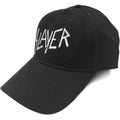 Schwarz-Sonic Silber - Front - Slayer - Baseball-Mütze für Herren-Damen Unisex