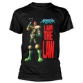 Schwarz - Front - Anthrax - "I Am The Law" T-Shirt für Herren-Damen Unisex