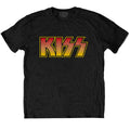Schwarz - Front - Kiss - "Classic Logo" T-Shirt für Herren-Damen Unisex