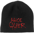Schwarz - Front - Alice Cooper - Mütze für Herren-Damen Unisex
