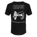 Schwarz - Back - AC-DC - "About To Rock" T-Shirt für Herren-Damen Unisex