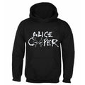 Schwarz - Front - Alice Cooper - Hoodie zum Überziehen Logo für Herren-Damen Unisex