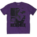 Violett - Front - Jimi Hendrix - "Let Me Die" T-Shirt für Herren-Damen Unisex