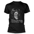 Schwarz - Front - The Doors - "Jim Halftone" T-Shirt für Herren-Damen Unisex
