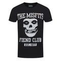 Schwarz - Front - Misfits - "Fiend Club" T-Shirt für Herren-Damen Unisex