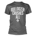 Grau meliert - Front - Machine Head - "Bulldozer" T-Shirt für Herren-Damen Unisex