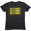 Schwarz - Front - Outkast - T-Shirt für Herren-Damen Unisex