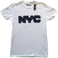 Weiß - Front - New York City T-Shirt für Herren-Damen Unisex