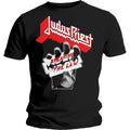 Schwarz - Front - Judas Priest - "Breaking The Law" T-Shirt für Herren-Damen Unisex
