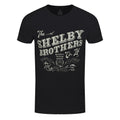 Schwarz - Front - Peaky Blinders - "The Shelby Brothers" T-Shirt für Herren-Damen Unisex