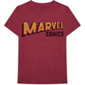 Weinrot - Front - Marvel Comics - T-Shirt für Herren-Damen Unisex