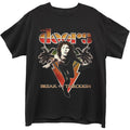 Schwarz - Front - The Doors - "Break On Through" T-Shirt für Herren-Damen Unisex