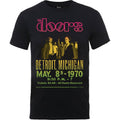 Schwarz - Front - The Doors - "Gradient Show" T-Shirt für Herren-Damen Unisex