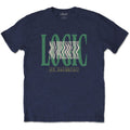 Marineblau - Front - Logic - T-Shirt Rückseitiger Aufdruck für Herren-Damen Unisex