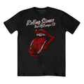 Schwarz - Front - The Rolling Stones - "73 Tour" T-Shirt für Herren-Damen Unisex