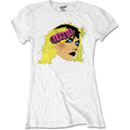 Weiß - Front - Blondie - T-Shirt Logo für Damen