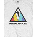 Weiß - Back - Imagine Dragons - T-Shirt für Herren-Damen Unisex