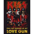 Schwarz - Side - Kiss - "Love Gun" T-Shirt für Herren-Damen Unisex