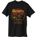 Schwarz - Front - The Doors - "68 Retro" T-Shirt für Herren-Damen Unisex