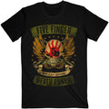 Schwarz - Front - Five Finger Death Punch - "Locked & Loaded" T-Shirt für Herren-Damen Unisex