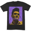 Schwarz-Violett-Gelb - Front - Morrissey - T-Shirt für Herren-Damen Unisex