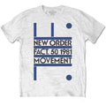 Weiß - Front - New Order - "Movement" T-Shirt für Herren-Damen Unisex
